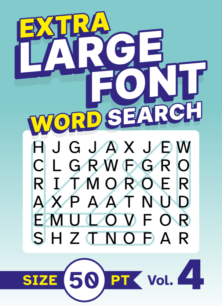 Extra Large Font Word Search Volume 4 cover